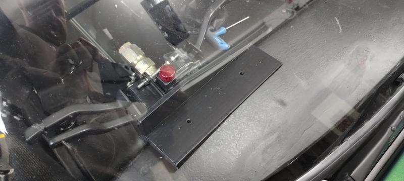 Phone mount from outside the car