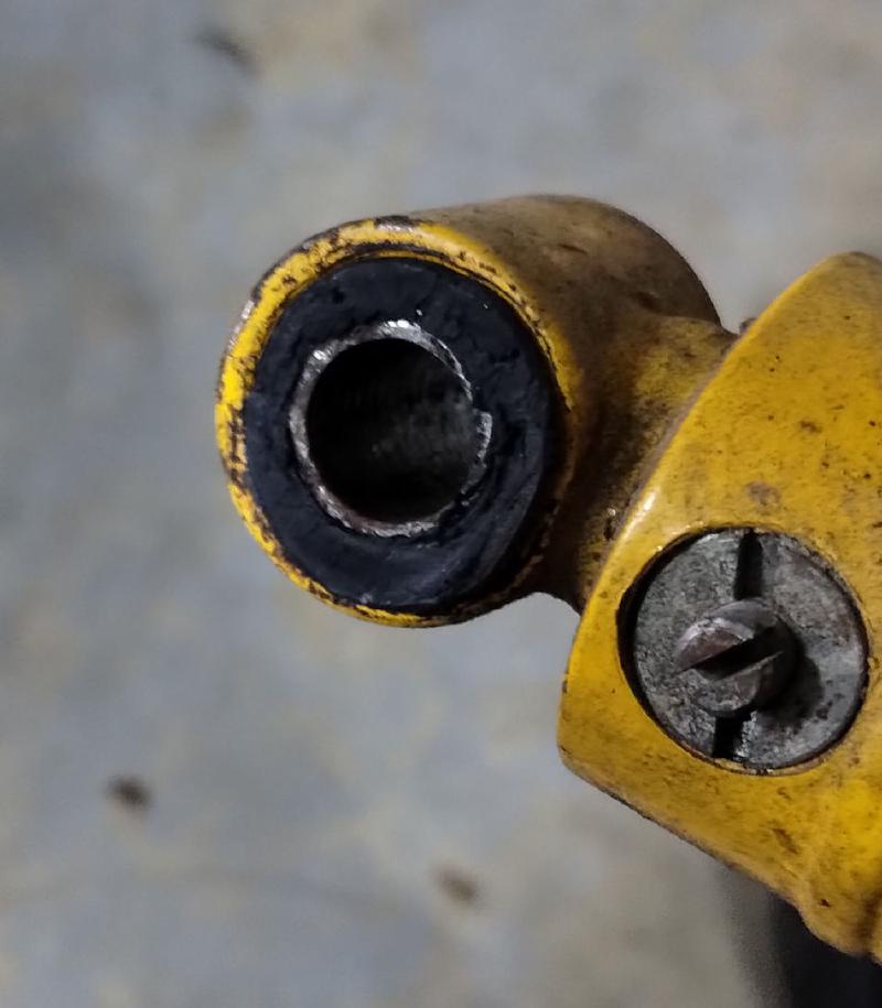 Spax shock with a sorry looking bush