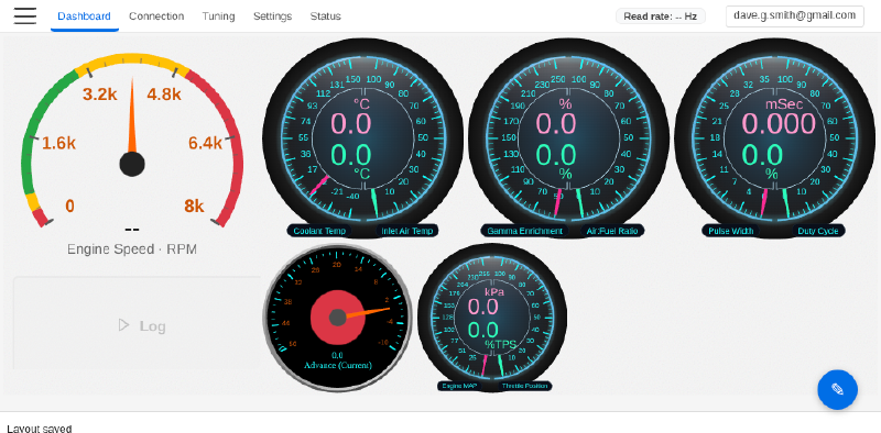 Light mode dashboard